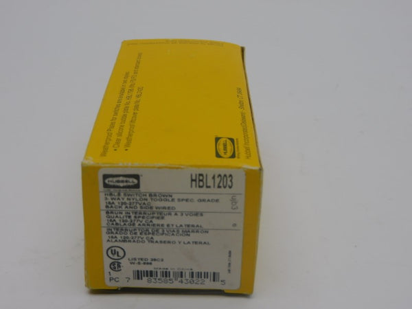 HUBBELL HBL1203 120-277VAC 15A NSMP
