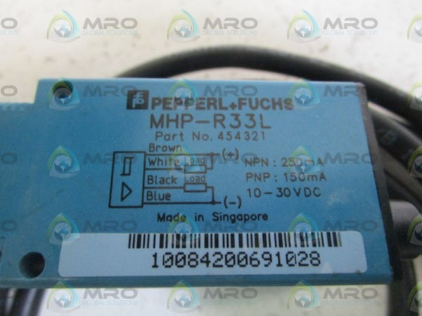 PEPPERL+FUCHS MHP-R33L PHOTOELECTRIC SENSOR UNMP