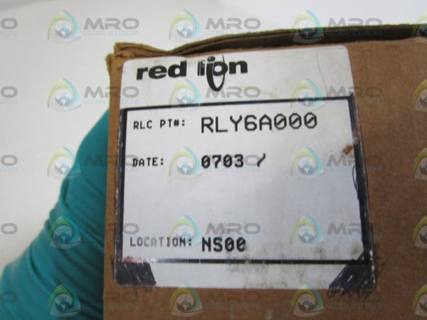 RED LION SOLID STATE RELAY RLY6A000 NSMP