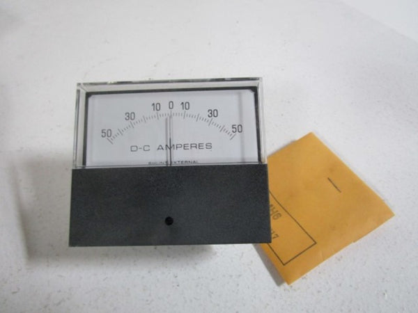 YOKOGAWA DC AMMETER 50-0-50 AC AMPS 251325ECNT NSMP