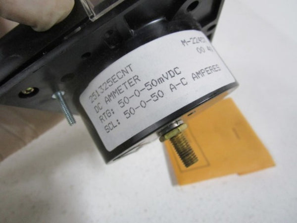 YOKOGAWA DC AMMETER 50-0-50 AC AMPS 251325ECNT NSMP