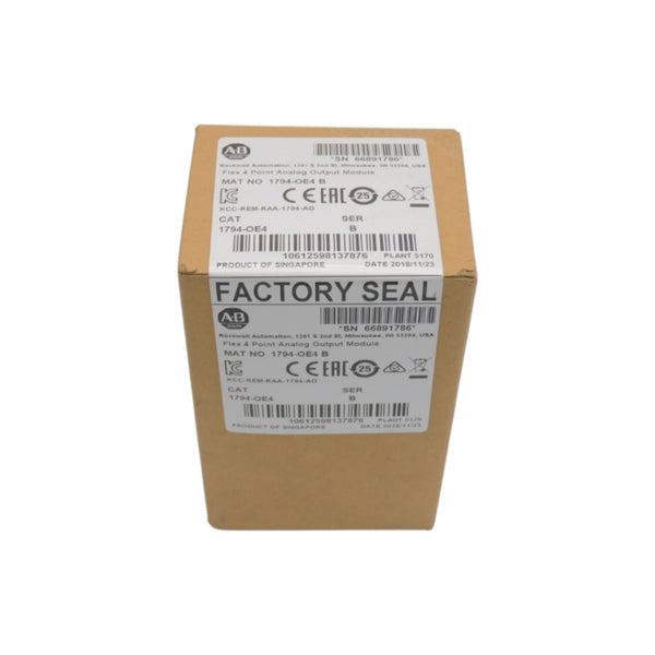 ALLEN BRADLEY 1794-OE4 SER. B DATE: 2018 NSFS