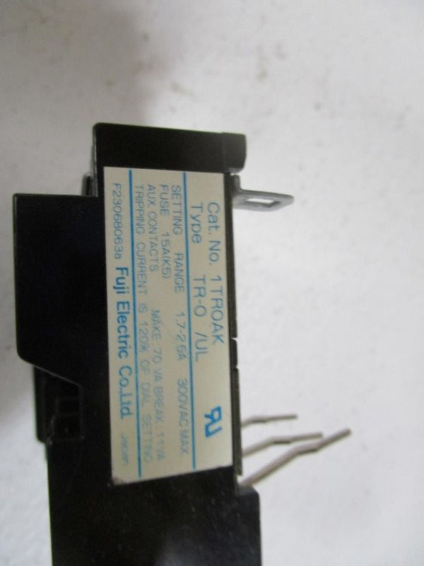 FUJI ELECTRIC RELAY 1,7-2,6A 1TR0AK UNMP