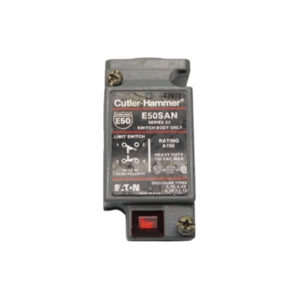 CUTLER HAMMER E50SAN SER. A3 120VAC UNMP