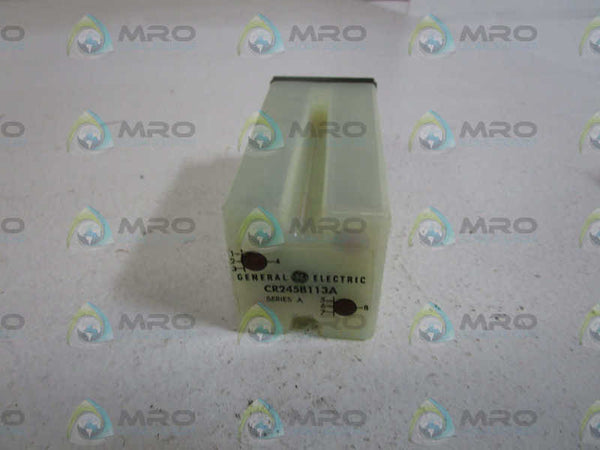 GENERAL ELECTRIC RELAY MODULE CR245B113A SER. A UNMP