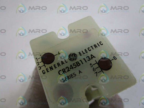 GENERAL ELECTRIC RELAY MODULE CR245B113A SER. A UNMP