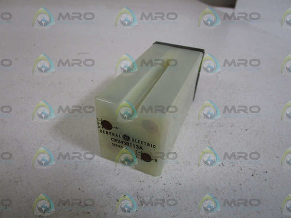 GENERAL ELECTRIC RELAY MODULE CR245B113A SER. A UNMP