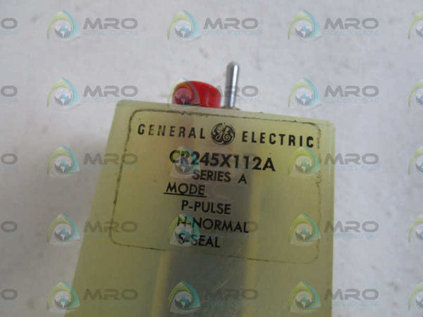 GENERAL ELECTRIC RELAY CR245X112A SER. A UNMP