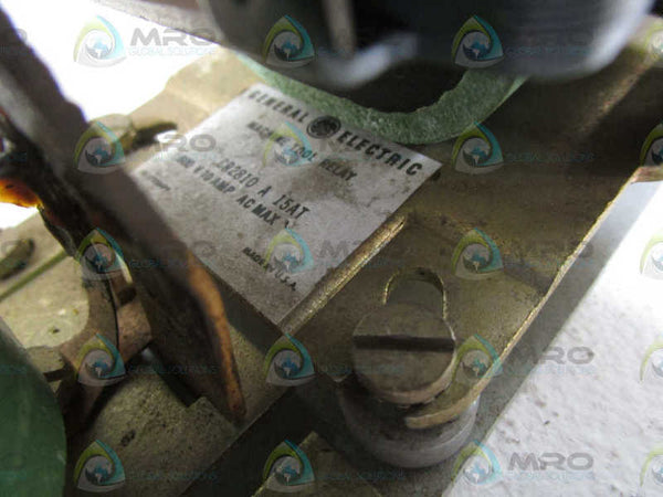 GENERAL ELECTRIC MACHINE TOOL RELAY 600V CR2810A15AT UNMP