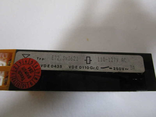 TESH TIME DELAY RELAY E72.3X3621 NSNP