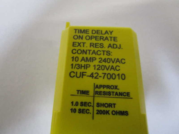 TYCO ELECTRONICS TIME DELAY RELAY CUF-42-70010 NSMP