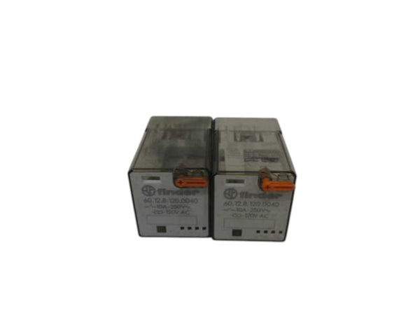 LOT OF 2 FINDER RELAY 120VAC 60.12.8.120.0040 UNMP