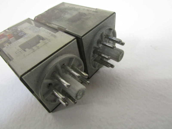 LOT OF 2 FINDER RELAY 120VAC 60.12.8.120.0040 UNMP