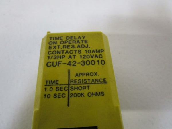 POTTER & BRUMFIELD TIME DELAY RELAY CUF-42-30010 UNMP