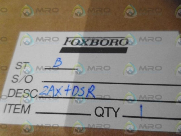FOXBORO 2AX+DSR RELAY MODULE LOGIC 4PDT REED NSMP