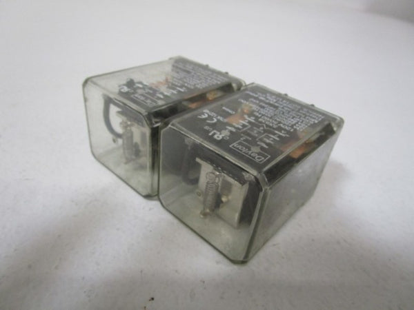 LOT OF 2 DAYTON 120V RELAY 5X838 UNMP