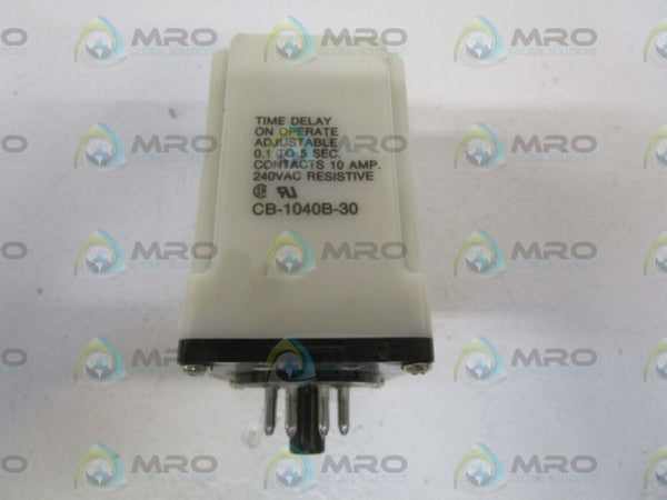 POTTER & BRUMFIELD 240VAC TIME DELAY RELAY CB-1040B-30 NSNP