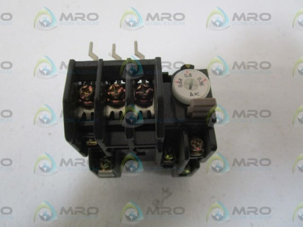 FUJI ELECTRIC OVERLOAD RELAY 0.64-0.96A 1TROAF NSMP