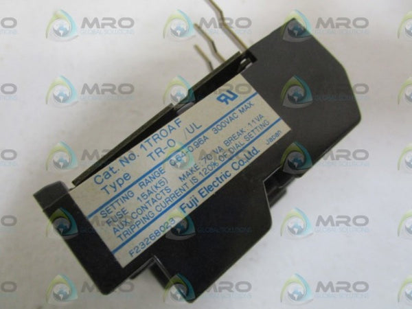 FUJI ELECTRIC OVERLOAD RELAY 0.64-0.96A 1TROAF NSMP