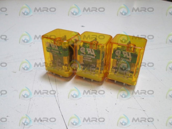 LOT OF 3 CORNELL-DUBILIER RELAY 12VDC 212D10-12B UNMP