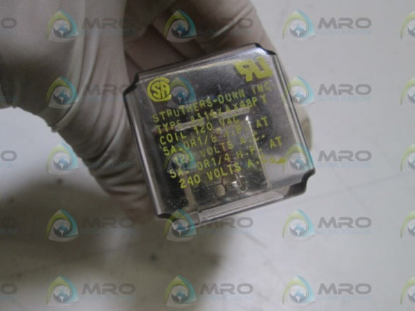 STRUTHERS-DUNN INC. RELAY A314XAX48PY 120VAC UNMP