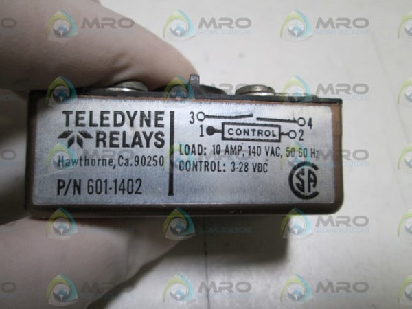 TELEDYNE 601-1402 SOLID STATE RELAY UNMP