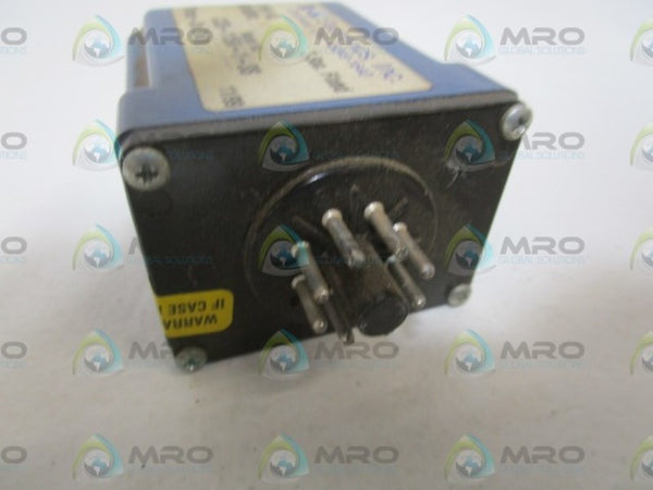 RK ELECTRONICS TIMER-ON RELAY CCB-115A-1-3S UNMP