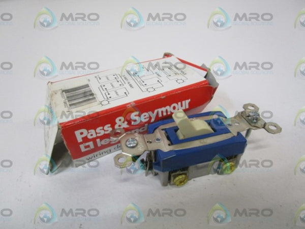 PASS & SEYMOUR SINGLE POLE SWITCH PS15AC1-I NSMP