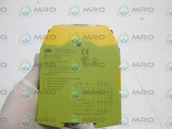 PILZ PNOZs924VDC3n/o1n/ct SAFETY RELAY NSNP