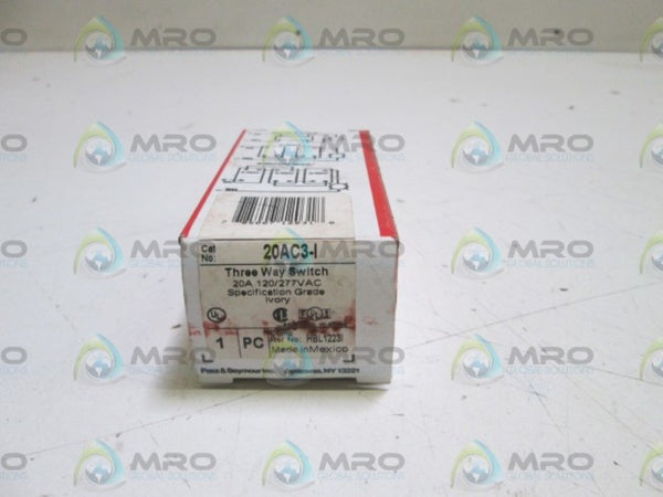 PASS & SEYMOUR THREE WAY SWITCH 20AC3-I NSMP