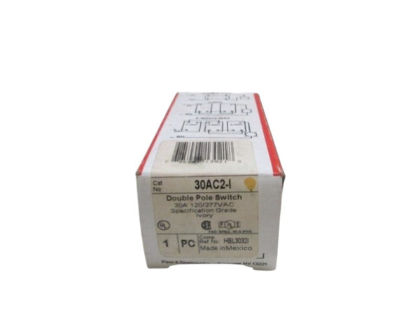 PASS & SEYMOUR DOUBLE POLE SWITCH 30AC2-I NSMP