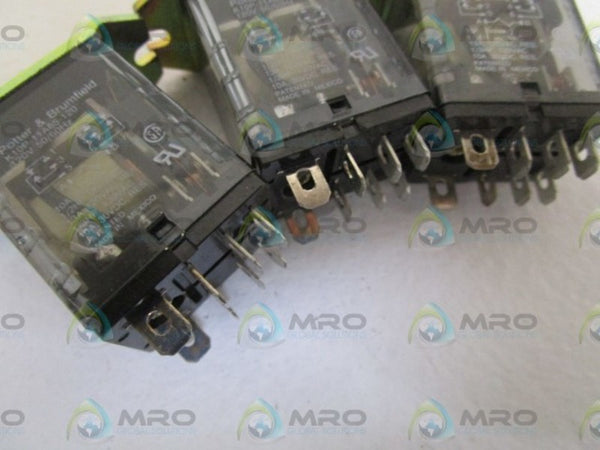 LOT OF 3 POTTER & BRUMFIELD 120V RELAY K10P-11A65-120 NSNP