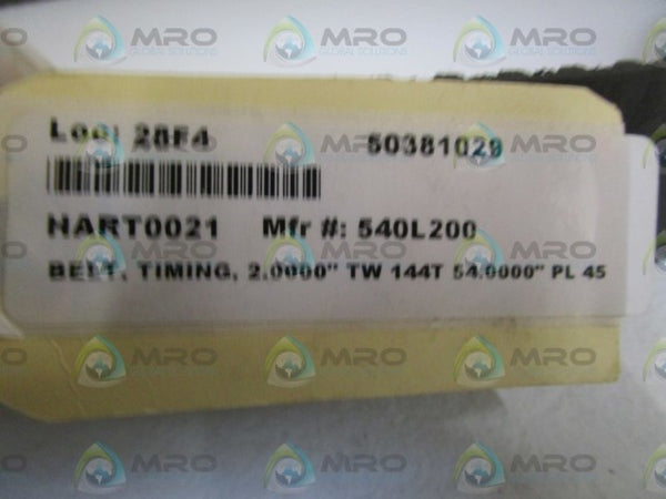 2" TIMING BELT 540L200 NSNP
