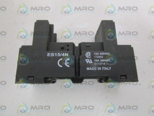 LOT OF 4 RELAY SOCKET ES15/4N UNMP