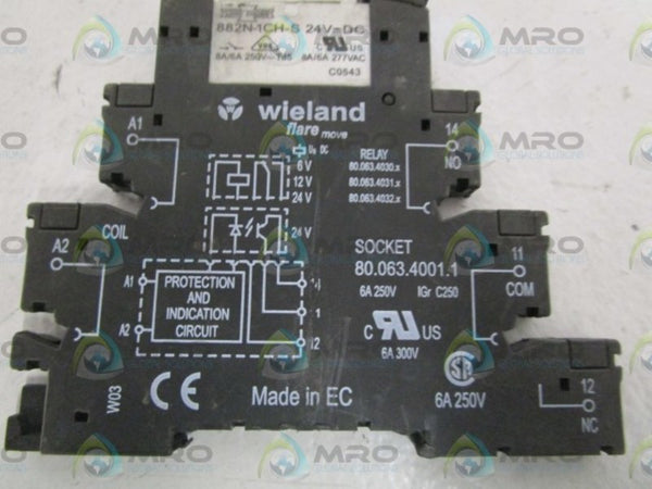 WIELAND RELAY SOCKET 80.063.4001.1 UNMP