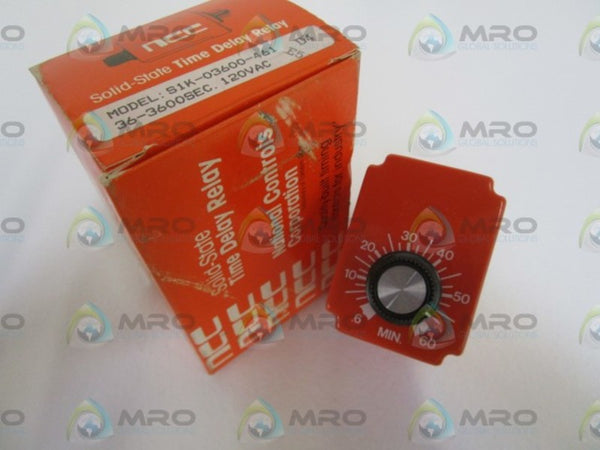 NCC 36-3600SEC. SOLID STATE TIME DELAY RELAY S1K-03600-461 NSMP