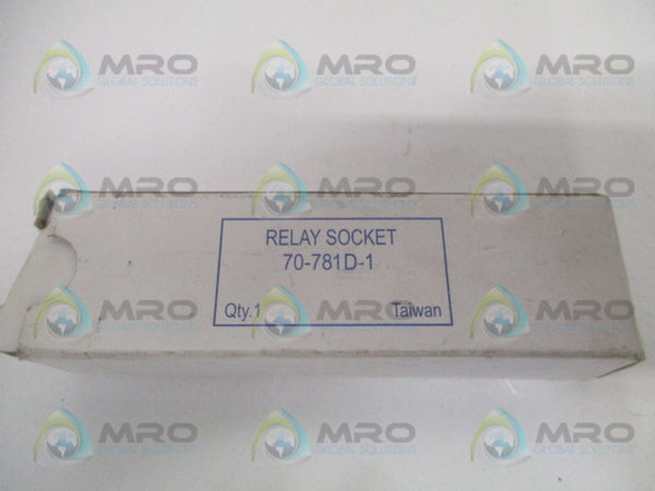 MAGNECRAFT 70-781D-1 RELAY SOCKET NSMP