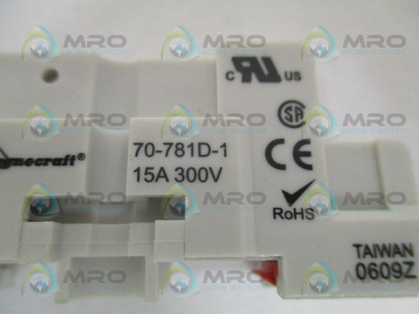 MAGNECRAFT 70-781D-1 RELAY SOCKET NSMP