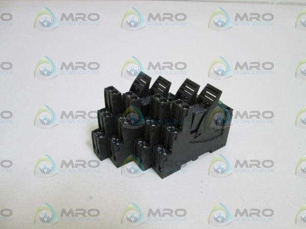 LOT OF 4 RELPOL SOCKET GZT80 WITH AZ743-2CB-24DE RELAY NSNP