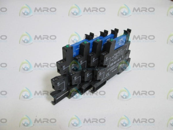 LOT OF 4 RELAY SOCKET ES 62/AS NSMP