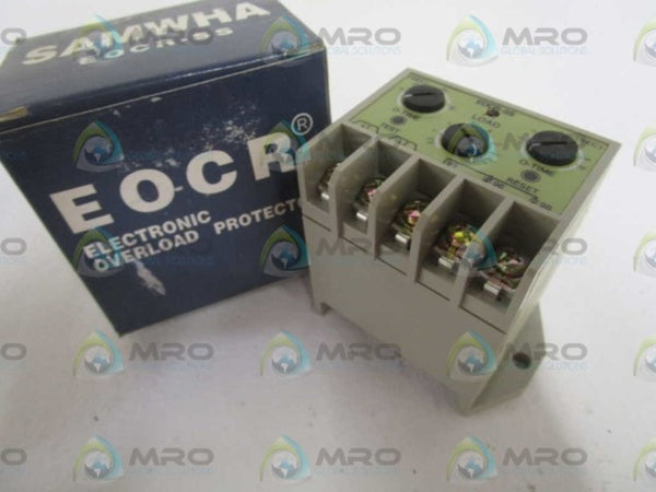 SAMWHA ENG. EOCR-SS TYPE: 05R 220V RELAY 0.5-6/6.5A NSMP