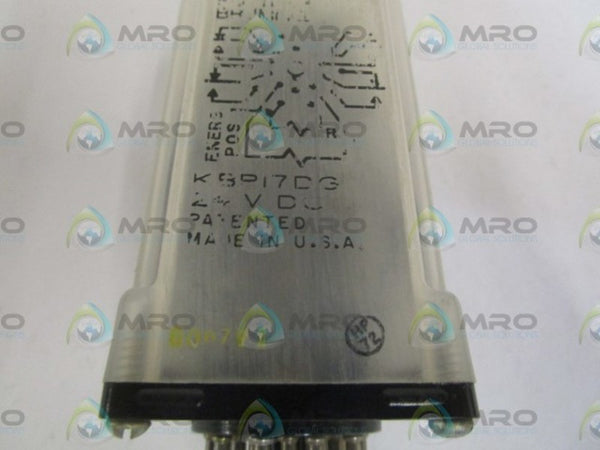 POTTER & BRUMFIELD KBP17DG 24VDC RELAY UNMP