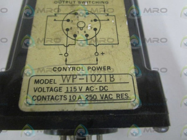 WESTERN PACIFIC TIMER DI. WP-1021B RELAY 115V UNMP