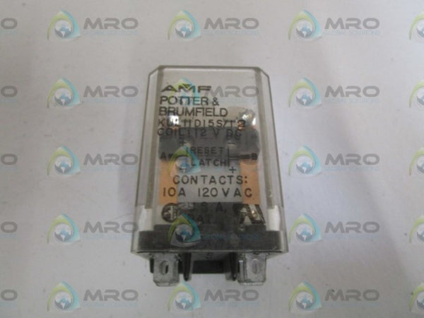POTTER & BRUMFIELD KUL11D15S/12 12VDC RELAY  UNMP
