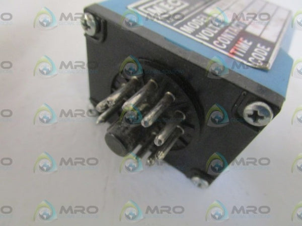 MASTER ELECTRONIC CONTROLS DMIL115A10B TIME RELAY 0-10SEC (AS PICTURED) UNMP