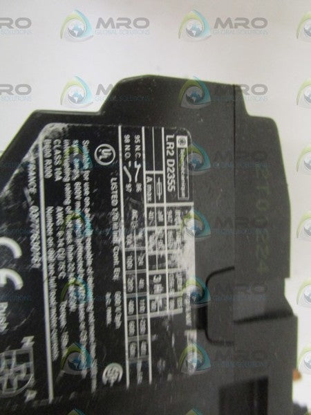TELEMECANIQUE LR2D2355 30-40A OVERLOAD RELAY UNMP