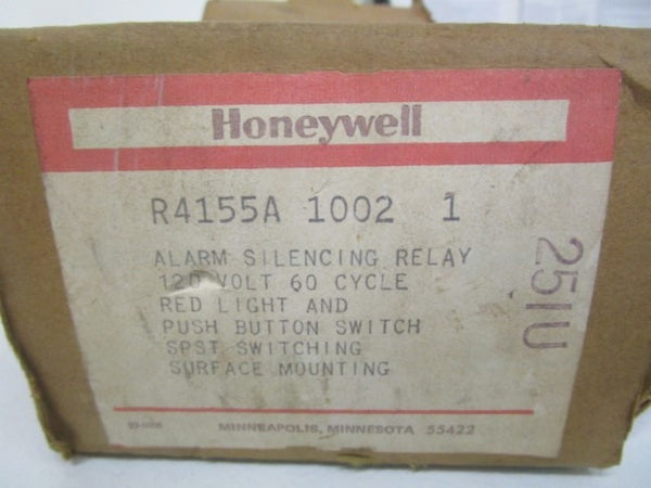 HONEYWELL R4155A1002 ALARM SILENCING RELAY NSMP