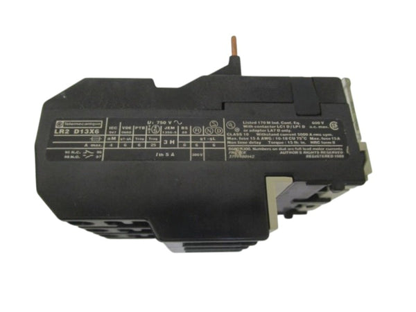 TELEMECANIQUE LR2D13X6 OVERLOAD RELAY 1.5-2A UNMP