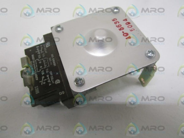 SQUARE D D80AS1 CONTACT BLOCK RELAY (AS PICTURED) UNMP