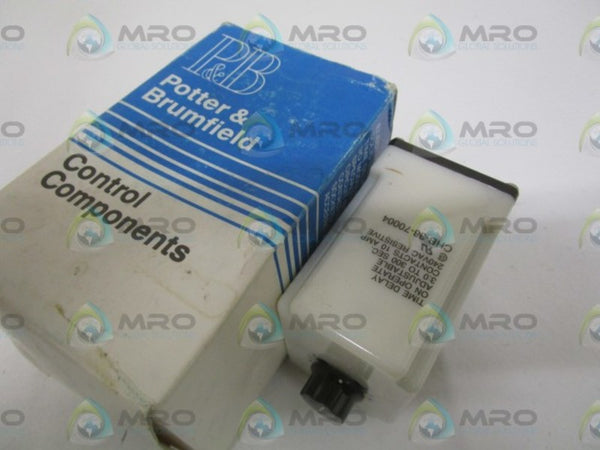 POTTER & BRUMFIELD CHB-38-70004 TIME DELAY RELAY 3-300 SEC. NSMP